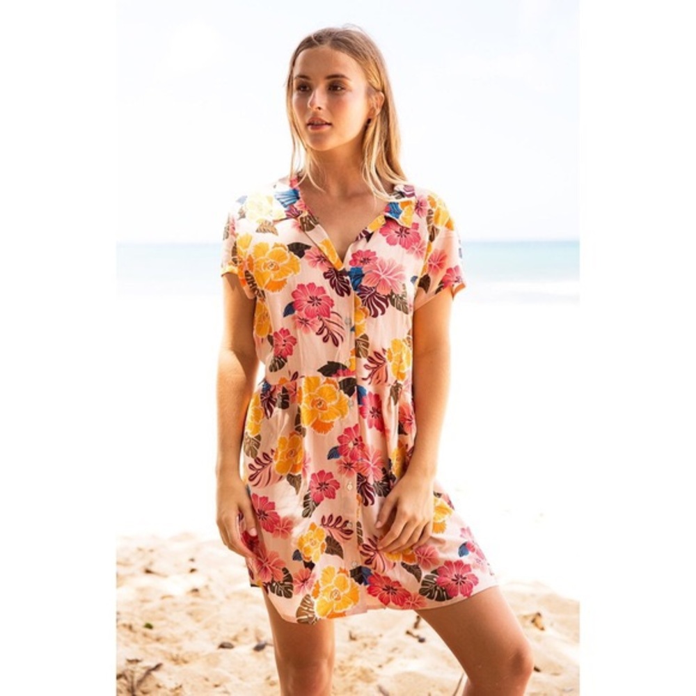 Acacia Swimwear Lima Dress Retro Aloha S